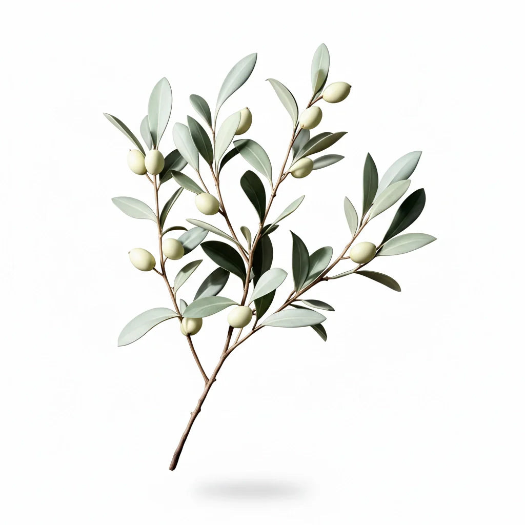 Artificial Olive Branch Stem Set