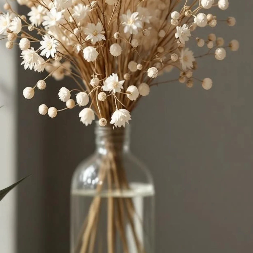 Botanical Dried Flowers Bunch in Natural Tones