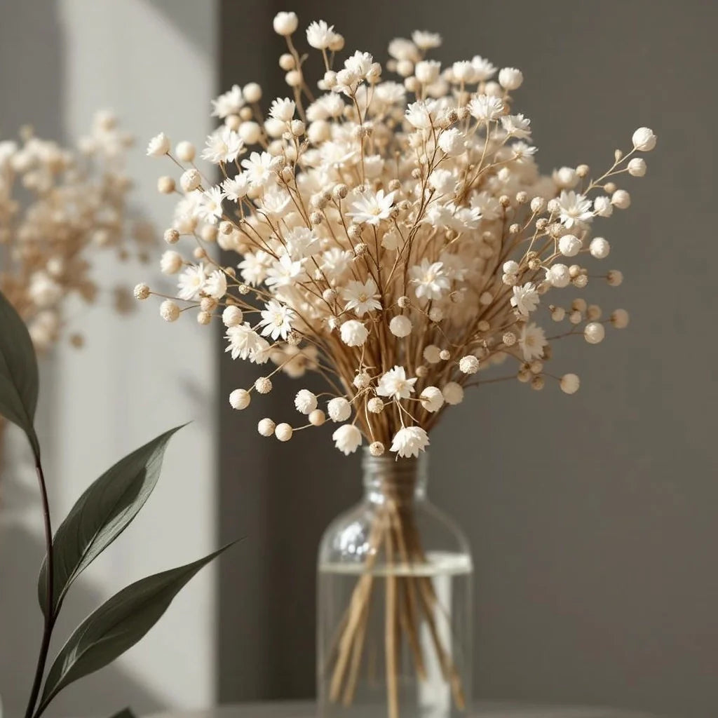 Botanical Dried Flowers Bunch in Natural Tones