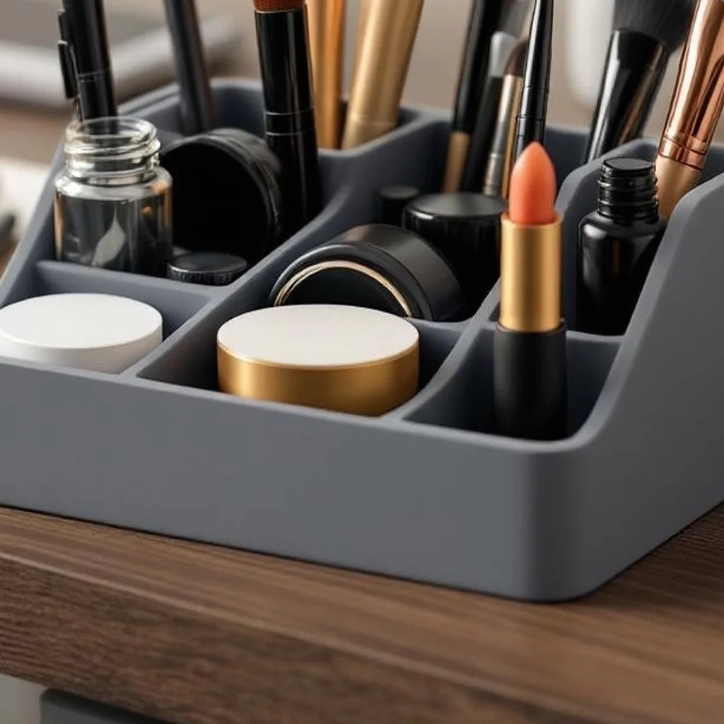 Desk Organizer Caddy with Divided Compartments