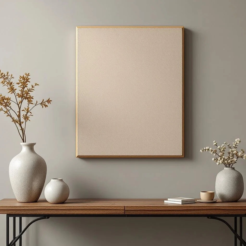 Neutral Tone Decorative Plaque Wall Accent