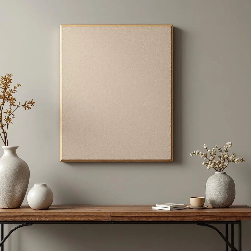 Neutral Tone Decorative Plaque Wall Accent