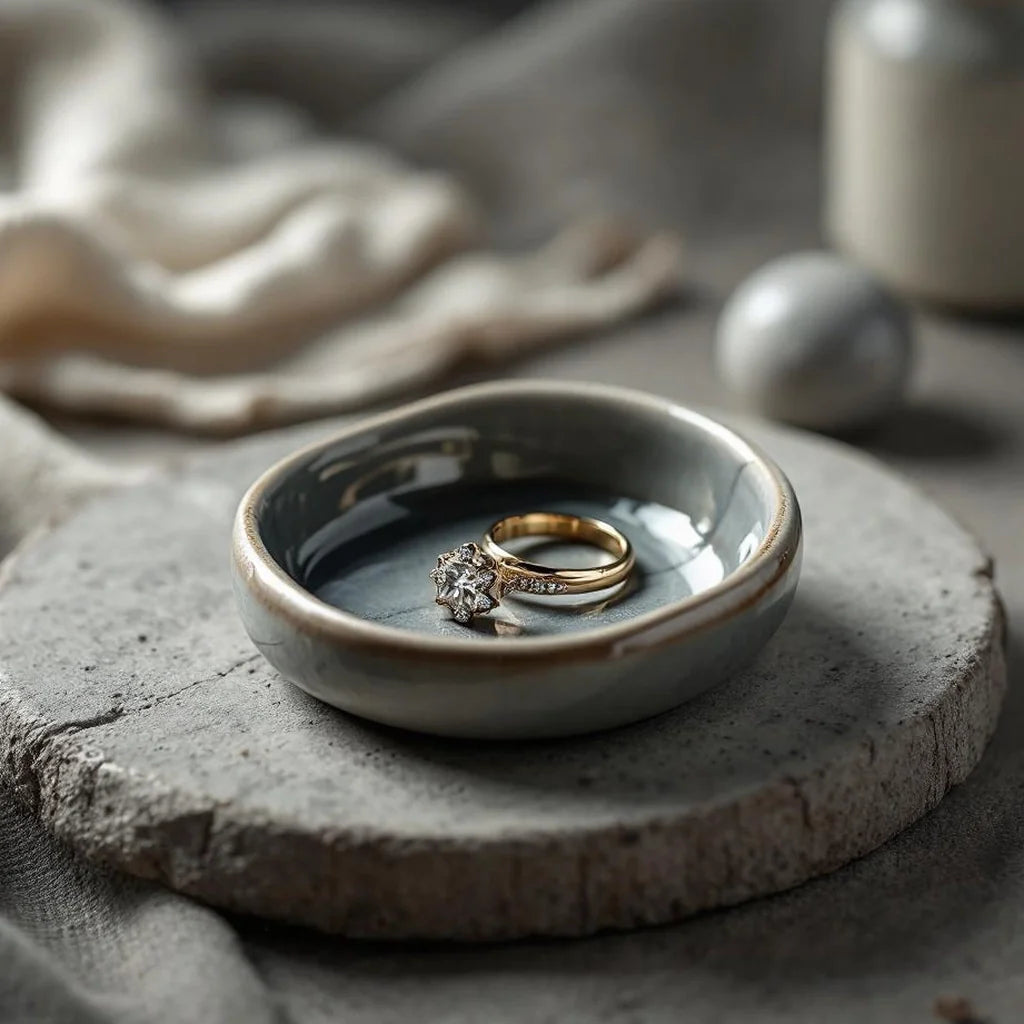 Stoneware Ring Catchall Dish
